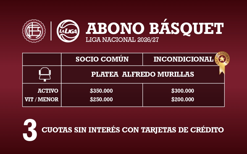 Abono Básquet LNB 26/27