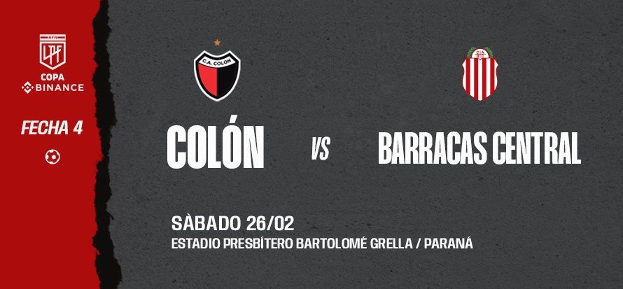 Colon vs Barracas Central