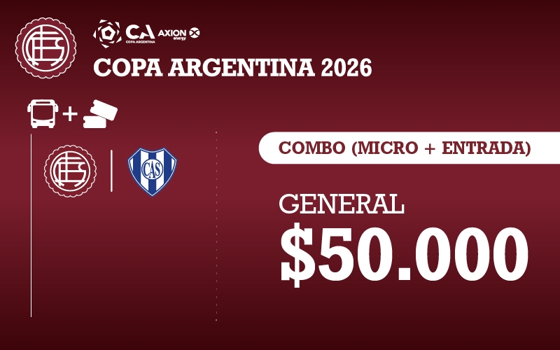 Lanús vs  Sarmiento LB (Micro + entrada)