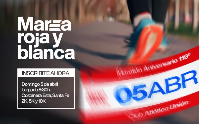 MARATON MAREA ROJA Y BLANCA