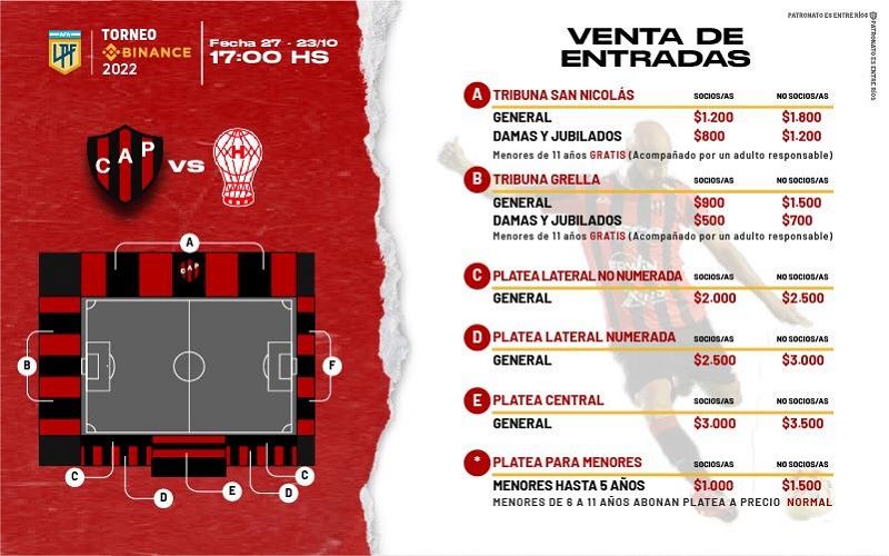 Patronato vs Huracan