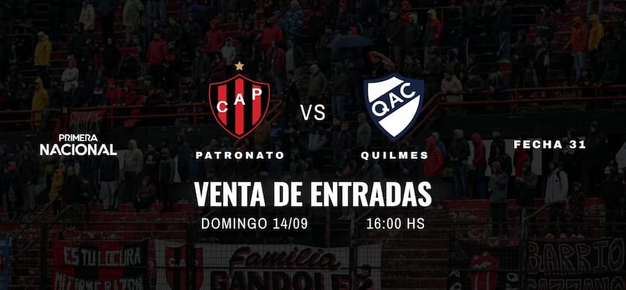 Patronato vs Quilmes
