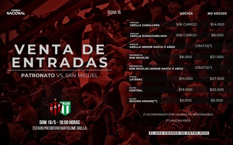 Patronato vs San Miguel