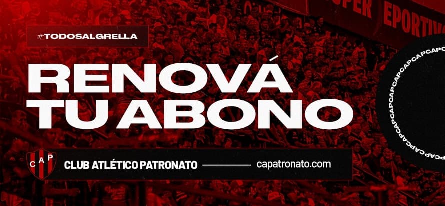 Renovar abono - Patronato