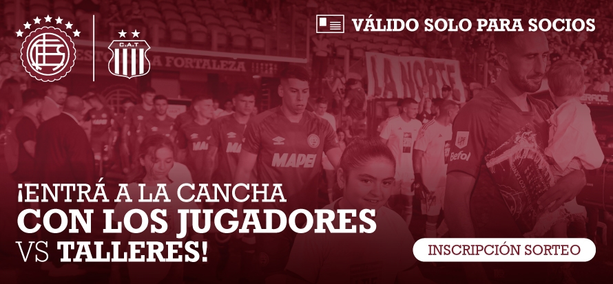 Sorteo de Ingreso vs Talleres CBA