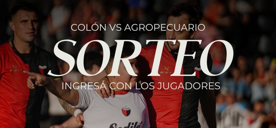 Sorteo de ingreso vs Agropecuario