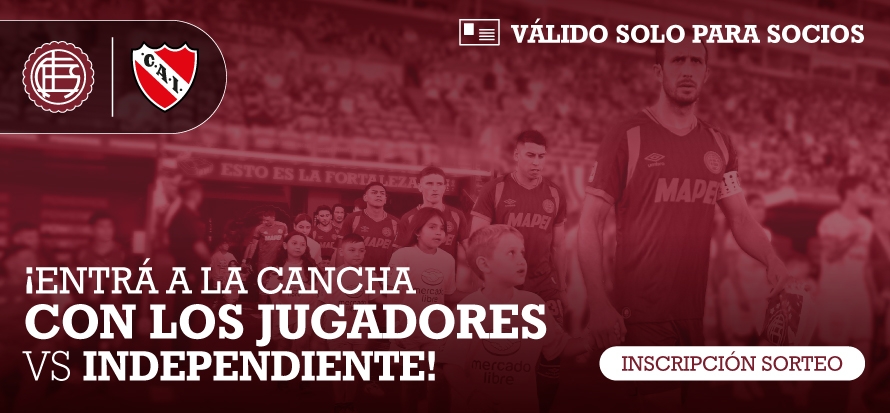 Sorteo de ingreso vs Independiente