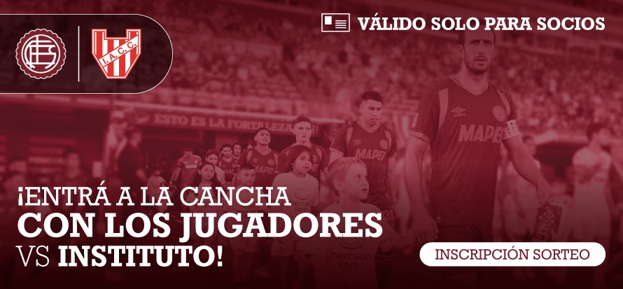Sorteo de ingreso vs Instituto (CBA)