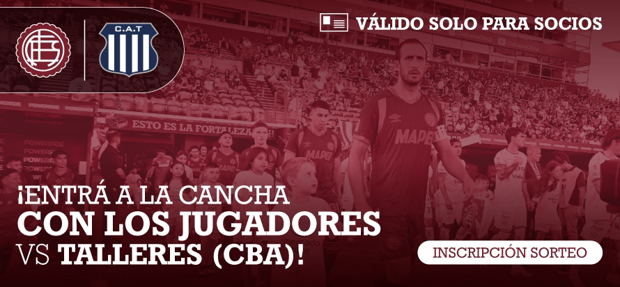 Sorteo de ingreso vs Talleres