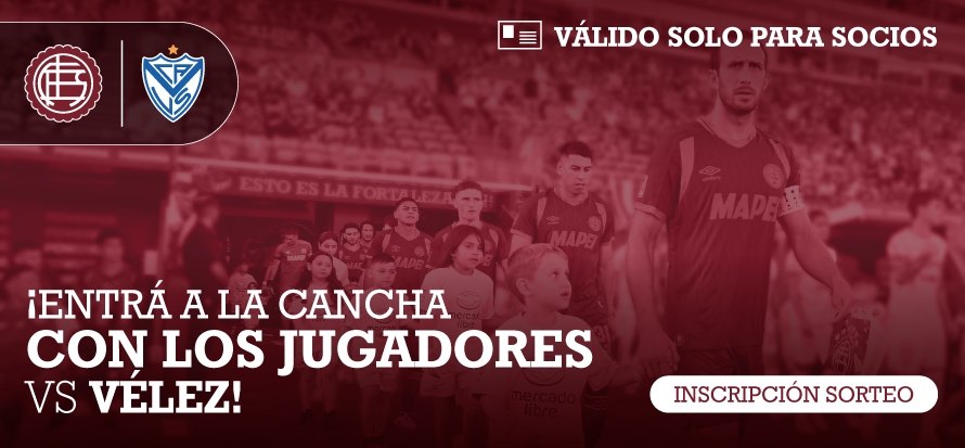 Sorteo de ingreso vs Vélez