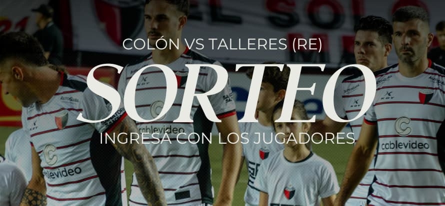 Sorteo ingreso vs Talleres R E