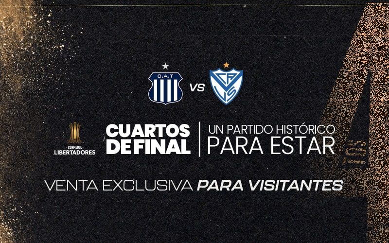 Talleres vs Velez VENTA VISITANTE